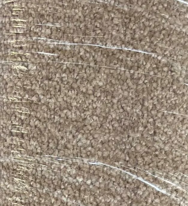 Beige plush carpet, 12×13